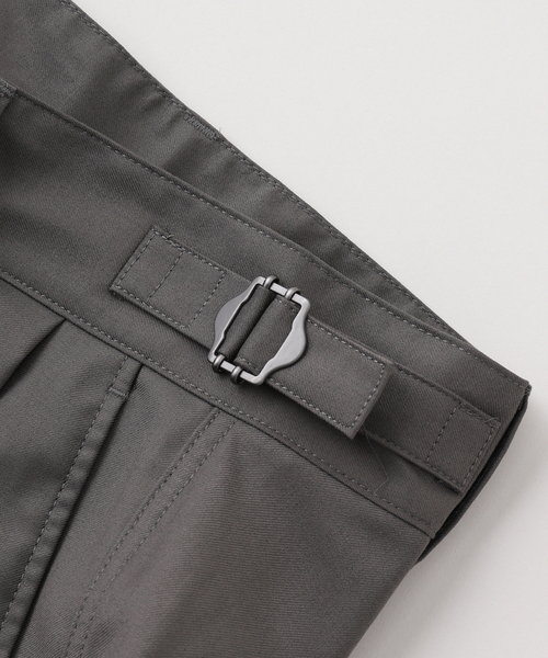 AnotherOffice santiago スラックス charcoal ANOTHER OFFICE Santiago Slacks Standard[BSM47-AOEFPT005