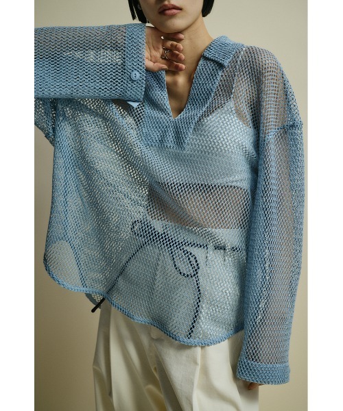 新品　STYLEMIXER　ACTIVEメッシュシャツ セール】ACTIVEメッシュシャツ（シャツ/ブラウス）｜STYLEMIXER