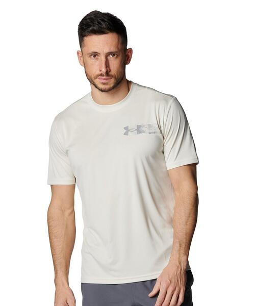 UNDER ARMOUR(アンダーアーマー)の「UAアーマードライ ショートスリーブ Tシャツ(トレーニング/メンズ)(Tシャツ/カットソー・メンズ・ベージュ・S/M/L/2XL/XL)」の1枚目の写真