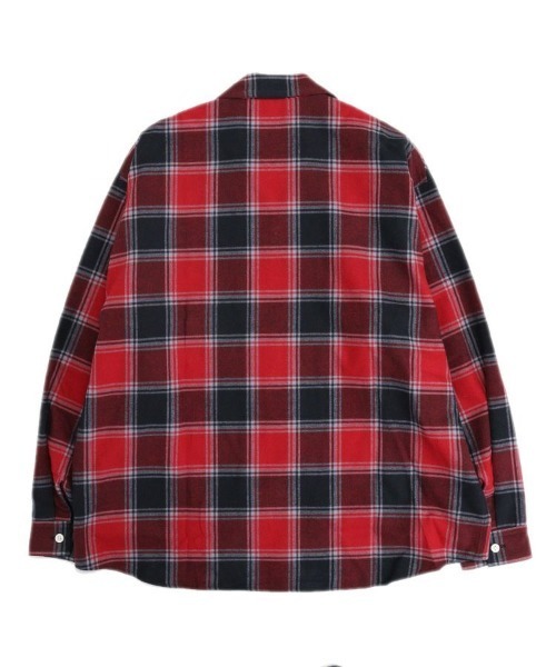 ROTTWEILER（ロットワイラー）の「【ROTTWEILER】R9 NEL CHECK SHIRT / レッド [RW25S0205]（シャツ/ブラウス・メンズ・レッド・L/M）」の4枚目の写真