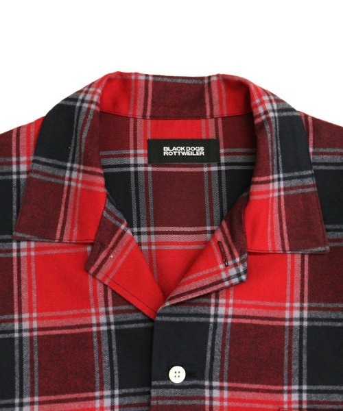 ROTTWEILER（ロットワイラー）の「【ROTTWEILER】R9 NEL CHECK SHIRT / レッド [RW25S0205]（シャツ/ブラウス・メンズ・レッド・L/M）」の2枚目の写真