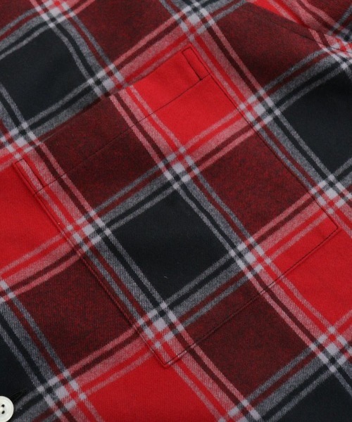 ROTTWEILER（ロットワイラー）の「【ROTTWEILER】R9 NEL CHECK SHIRT / レッド [RW25S0205]（シャツ/ブラウス・メンズ・レッド・L/M）」の8枚目の写真
