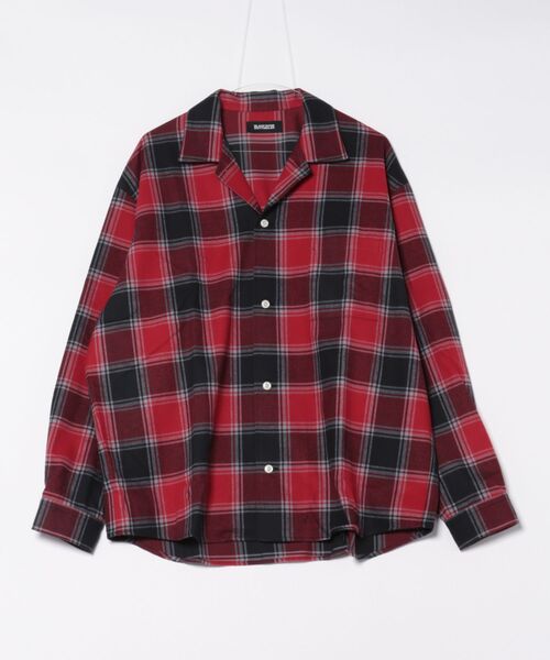 ROTTWEILER（ロットワイラー）の「【ROTTWEILER】R9 NEL CHECK SHIRT / レッド [RW25S0205]（シャツ/ブラウス・メンズ・レッド・L/M）」の5枚目の写真