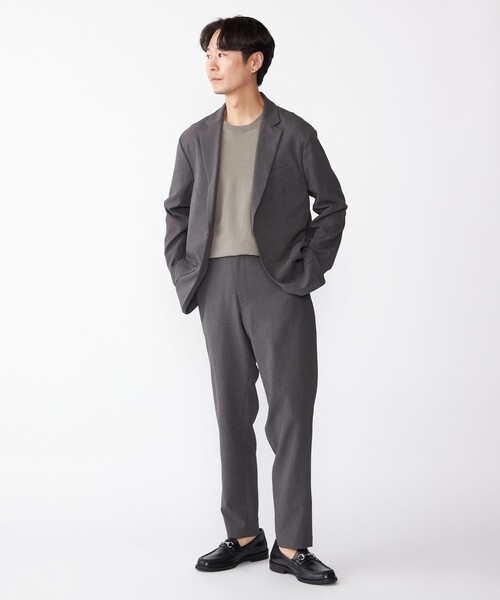 SHIPS(シップス)の「SHIPS: リネン×TEXBRID クルーネック ニット Tシャツ(ニット/セーター・メンズ・オリーブ/ライトグレー/ネイビー・MEDIUM/X-LARGE/SMALL/LARGE)」の19枚目の写真