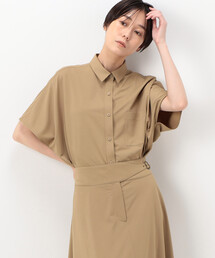 COMME CA | タイプライタージャージー シャツ(シャツ/ブラウス)