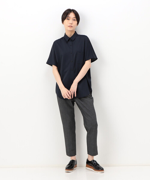 COMME CA（コムサ）の「タイプライタージャージー シャツ（シャツ/ブラウス・レディース・キャメル・9号）」の14枚目の写真