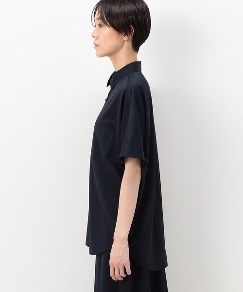 COMME CA（コムサ）の「タイプライタージャージー シャツ（シャツ/ブラウス・レディース・キャメル・9号）」の3枚目の写真