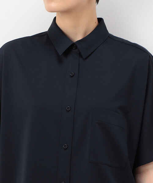 COMME CA（コムサ）の「タイプライタージャージー シャツ（シャツ/ブラウス・レディース・キャメル・9号）」の5枚目の写真