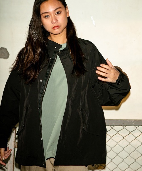 430（フォーサーティ）の「mj10714- SL MOD JACKET W-EMB ミリタリージャケット（ミリタリージャケット・メンズ・ブラック/カーキ/ブラウン・0/1/2/3）」の4枚目の写真