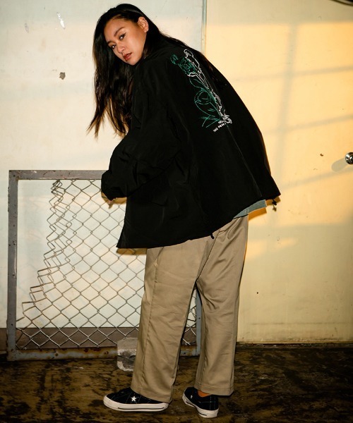 430（フォーサーティ）の「mj10714- SL MOD JACKET W-EMB ミリタリージャケット（ミリタリージャケット・メンズ・ブラック/カーキ/ブラウン・0/1/2/3）」の5枚目の写真