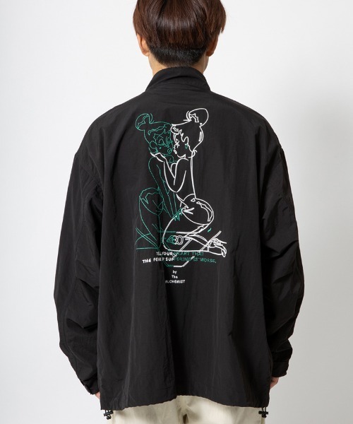 430（フォーサーティ）の「mj10714- SL MOD JACKET W-EMB ミリタリージャケット（ミリタリージャケット・メンズ・ブラック/カーキ/ブラウン・0/1/2/3）」の8枚目の写真