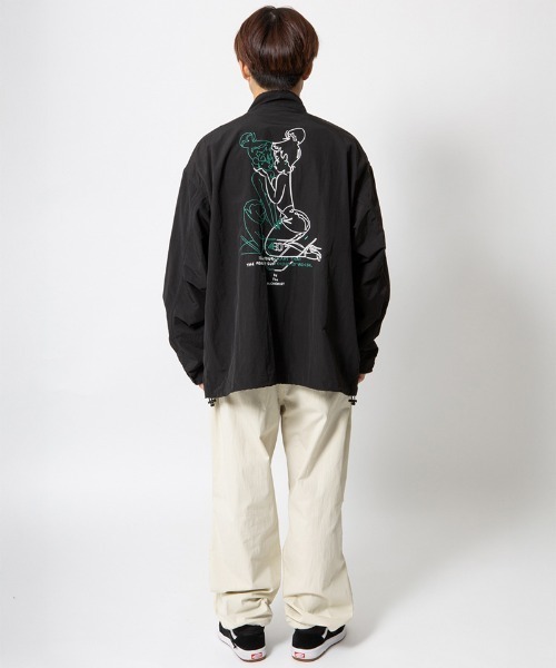 430（フォーサーティ）の「mj10714- SL MOD JACKET W-EMB ミリタリージャケット（ミリタリージャケット・メンズ・ブラック/カーキ/ブラウン・0/1/2/3）」の11枚目の写真