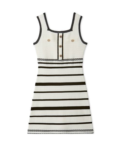 LILY BROWNxMARY QUANT デイジーボタンミニニットワンピース WEB・一部店舗限定】【LILYBROWN×MARY QUANT】デイジーボタン