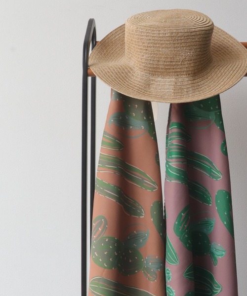 Brian Calvin Modelo グラフィックプリント 大判 スカーフ Graphic print scarf / グラフィックプリント スカーフ Stroove