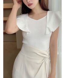 RESEXXY | ラッフルニットトップス(ニット/セーター)