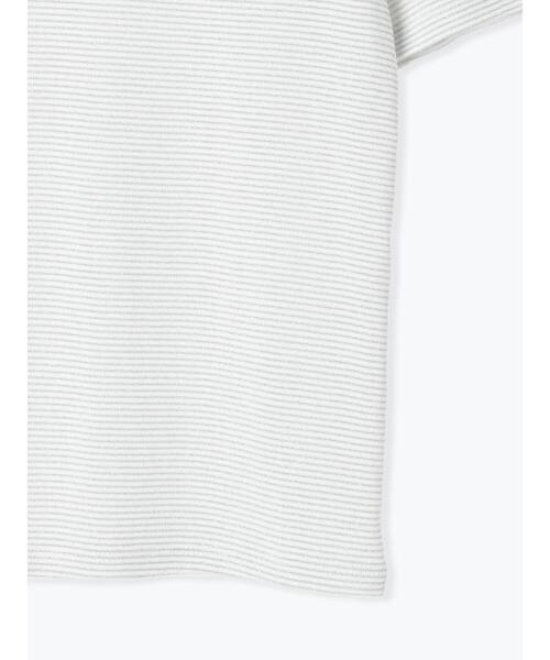 Te chichi TERRASSE(テチチテラス)の「無地/ラメボーダー半袖Tシャツ(Tシャツ/カットソー・レディース・ベージュ/チャコールグレー/オフホワイト・F)」の13枚目の写真