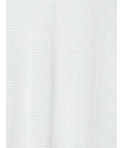 Te chichi TERRASSE(テチチテラス)の「無地/ラメボーダー半袖Tシャツ(Tシャツ/カットソー・レディース・ベージュ/チャコールグレー/オフホワイト・F)」の15枚目の写真
