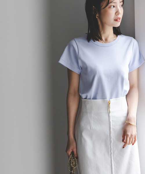 【新品未使用】スビンコットンスムースコンパクトTシャツ NOBLE tシャツ 「追加」スビンコットンスムースコンパクトT