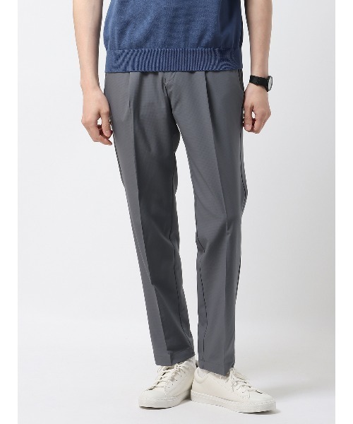 SUIT SQUARE(スーツスクエア)の「PERFORMANCE PANTS タックテーパードパンツ ウォッシャブル ストレッチ 裾上げ済み(スラックス・メンズ・グレー系/ベージュ系/ネイビー系・S/M/L/LL/3L)」の11枚目の写真