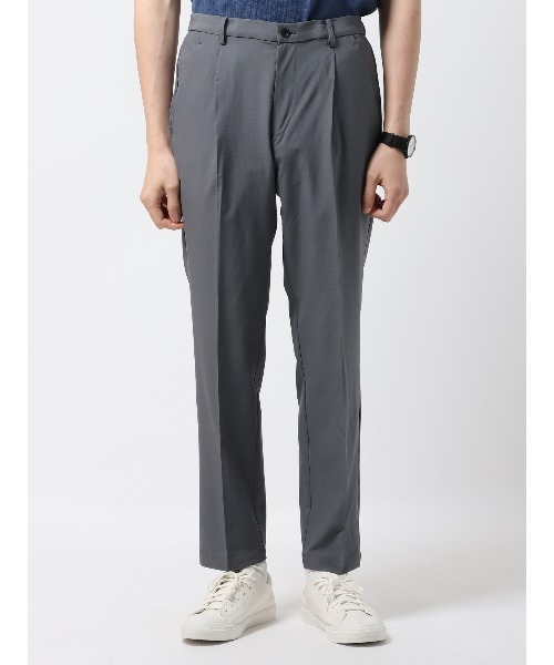 SUIT SQUARE(スーツスクエア)の「PERFORMANCE PANTS タックテーパードパンツ ウォッシャブル ストレッチ 裾上げ済み(スラックス・メンズ・グレー系/ベージュ系/ネイビー系・S/M/L/LL/3L)」の10枚目の写真