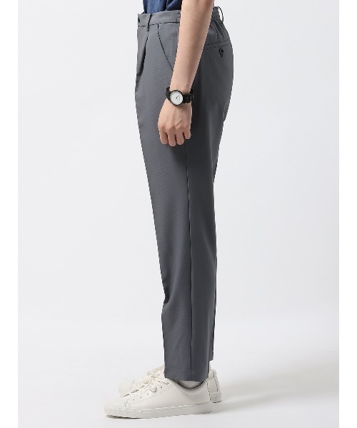 SUIT SQUARE(スーツスクエア)の「PERFORMANCE PANTS タックテーパードパンツ ウォッシャブル ストレッチ 裾上げ済み(スラックス・メンズ・グレー系/ベージュ系/ネイビー系・S/M/L/LL/3L)」の9枚目の写真