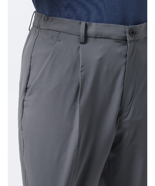 SUIT SQUARE(スーツスクエア)の「PERFORMANCE PANTS タックテーパードパンツ ウォッシャブル ストレッチ 裾上げ済み(スラックス・メンズ・グレー系/ベージュ系/ネイビー系・S/M/L/LL/3L)」の7枚目の写真