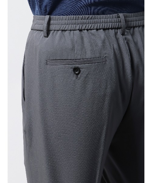 SUIT SQUARE(スーツスクエア)の「PERFORMANCE PANTS タックテーパードパンツ ウォッシャブル ストレッチ 裾上げ済み(スラックス・メンズ・グレー系/ベージュ系/ネイビー系・S/M/L/LL/3L)」の6枚目の写真