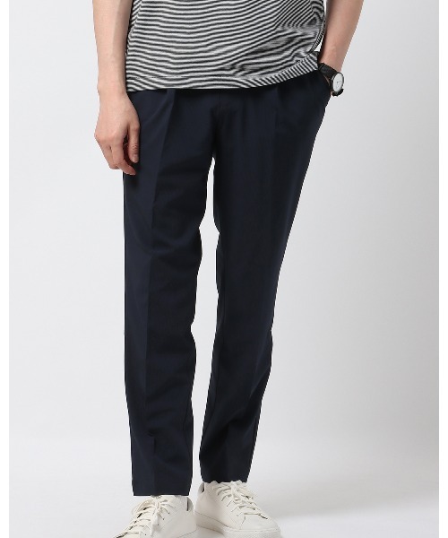 SUIT SQUARE(スーツスクエア)の「PERFORMANCE PANTS タックテーパードパンツ ウォッシャブル ストレッチ 裾上げ済み(スラックス・メンズ・グレー系/ベージュ系/ネイビー系・S/M/L/LL/3L)」の18枚目の写真