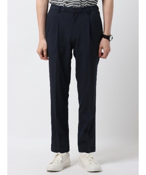 SUIT SQUARE(スーツスクエア)の「PERFORMANCE PANTS タックテーパードパンツ ウォッシャブル ストレッチ 裾上げ済み(スラックス・メンズ・グレー系/ベージュ系/ネイビー系・S/M/L/LL/3L)」の17枚目の写真