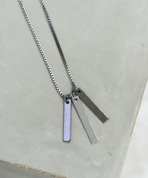 ginger and sprout（ジンジャーアンドスプラウト）の「3連プレートネックレス（ネックレス）」