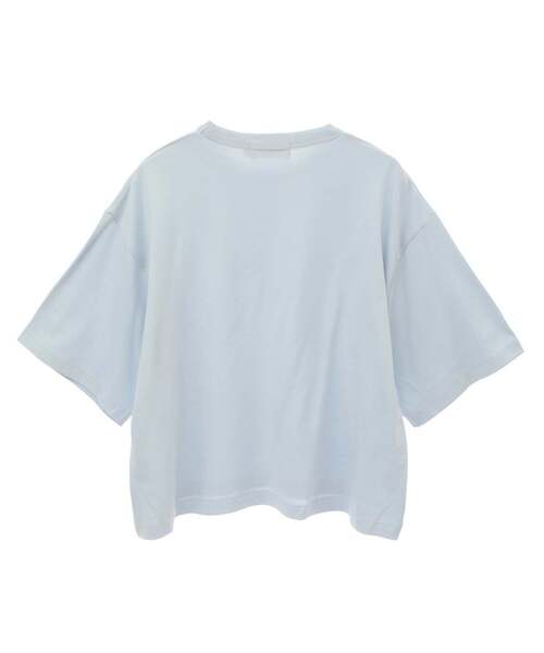LOGEMENT DE CLAIRE(ロジュモンドクレール)の「【Gymphlex/ジムフレックス】CREW NECK SHORT P.O.(Tシャツ/カットソー・レディース・サックスブルー/チャコールグレー/ホワイト・FREE)」の8枚目の写真
