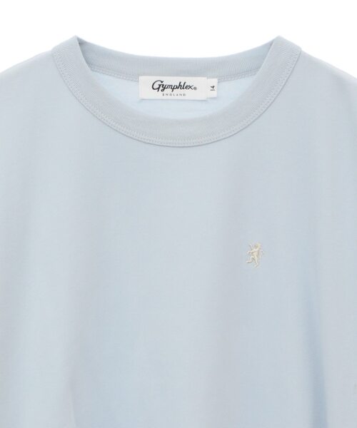 LOGEMENT DE CLAIRE(ロジュモンドクレール)の「【Gymphlex/ジムフレックス】CREW NECK SHORT P.O.(Tシャツ/カットソー・レディース・サックスブルー/チャコールグレー/ホワイト・FREE)」の7枚目の写真