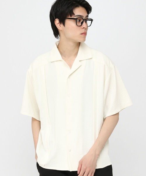 30s Lakeland woolshirt レイクランド ウールシャツ 開襟 2／90ウール オープンカラーシャツ | TOMORROWLAND (Men