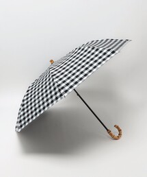 BLUELANE | <BLUELANE>ギンガムチェック 晴雨兼用 折りたたみ傘(折りたたみ傘)