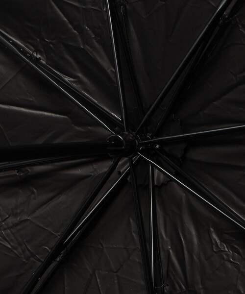 BLUELANE(ブルーレーン)の「<BLUELANE>ギンガムチェック 晴雨兼用 折りたたみ傘(折りたたみ傘・レディース・ブラック・FREE)」の7枚目の写真
