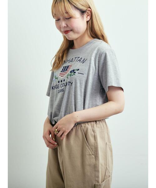 セール】チェーン刺繍Tシャツ（Tシャツ/カットソー）｜SM2