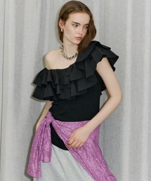 2way frills top /2wayフリルトップ