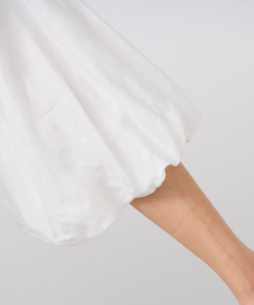 RIVE DROITE(リヴドロワ)の「【à Nice (ア ・ニース)】ハンドプリーツブラウス(シャツ/ブラウス・レディース・オフホワイト/ブラック/モカ・FREE)」の8枚目の写真