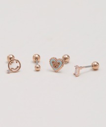 LINFA　（リンファ）の「【アレルギー対応】サージカルステンレス　片耳・両耳兼用　モチーフピアスセット（ピアス（片耳用））」