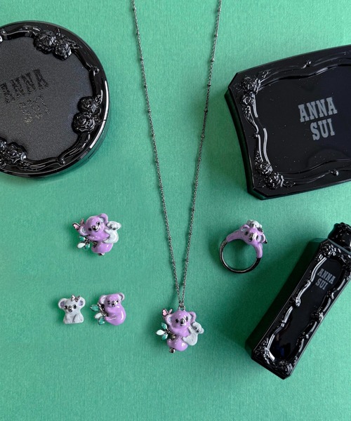 ANNA SUI(アナスイ)の「コアラ親子モチーフ ブローチ(ブローチ/コサージュ・レディース・パープル・ONE SIZE)」の7枚目の写真