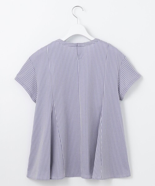 J.PRESS(ジェイプレス)の「【WEB限定・洗える】ストライプジャージー フレア カットソー(Tシャツ/カットソー・レディース・ダークグリーン系1/パープル系1/サックスブルー系1・MEDIUM/LARGE)」の17枚目の写真