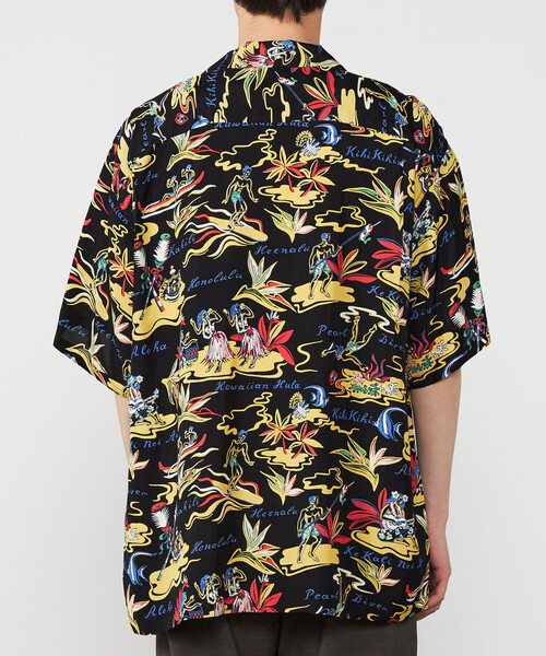 SUN SURF(サンサーフ)の「SUN SURF | 半袖ハワイアンシャツ “HAWAIIAN HULA” MEN(シャツ/ブラウス・メンズ・ブラック・XL/XXL/L)」の7枚目の写真