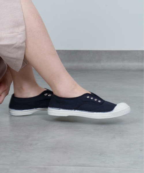 BENSIMON（ベンシモン）の「【BENSIMON】スリッポン　スニーカー　ELLY TENNIS フランスブランド（スニーカー・レディース・カーキ/ブラック/グレー/ホワイト/ベージュ/ネイビー・36/37/38/39）」の6枚目の写真