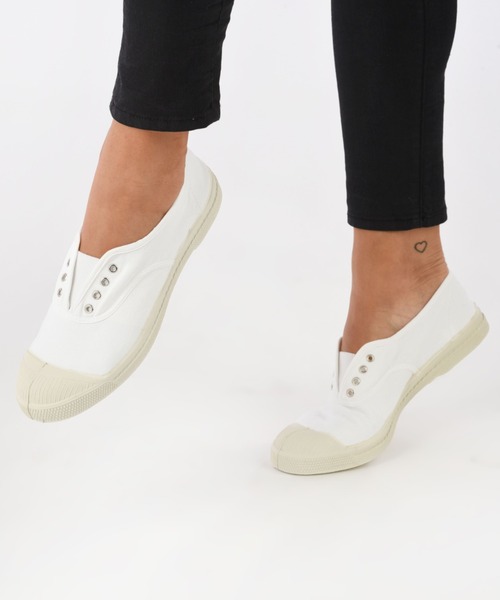 BENSIMON(ベンシモン)の「【BENSIMON】スリッポン スニーカー ELLY TENNIS フランスブランド(スニーカー・レディース・カーキ/ブラック/グレー/ホワイト/ベージュ/ネイビー・36/37/38/39)」の16枚目の写真