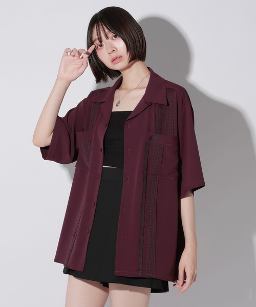 【UNISEX】パッチトロミカイキンシャツ