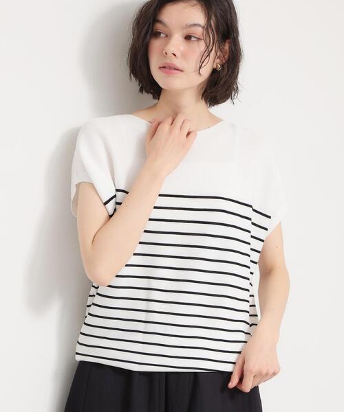 THE SHOP TK (ザ ショップ ティーケー )の「【6色展開】さらさらフレンチニット【毛玉になりにくい/洗濯機OK】(ニット/セーター・レディース・グリーン/ブラウン系その他/ホワイト系5/ブルー/オレンジ/スミクロ・13/12)」の7枚目の写真
