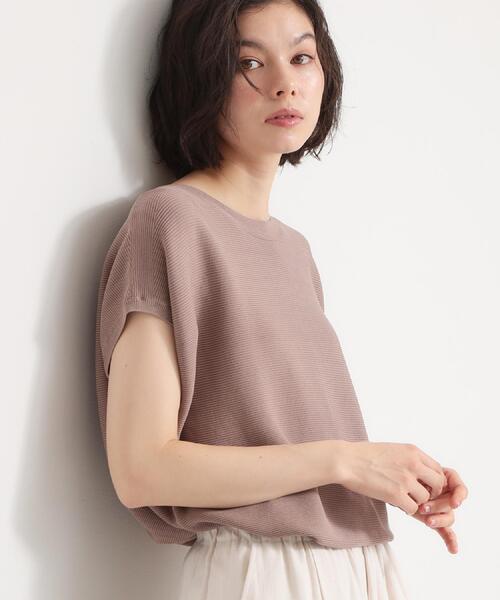 THE SHOP TK (ザ ショップ ティーケー )の「【6色展開】さらさらフレンチニット【毛玉になりにくい/洗濯機OK】(ニット/セーター・レディース・グリーン/ブラウン系その他/ホワイト系5/ブルー/オレンジ/スミクロ・13/12)」の9枚目の写真