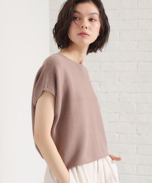 THE SHOP TK (ザ ショップ ティーケー )の「【6色展開】さらさらフレンチニット【毛玉になりにくい/洗濯機OK】(ニット/セーター・レディース・グリーン/ブラウン系その他/ホワイト系5/ブルー/オレンジ/スミクロ・13/12)」の10枚目の写真