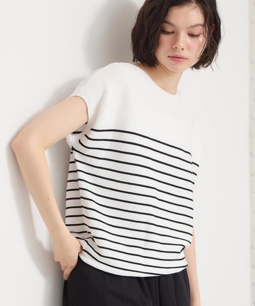 THE SHOP TK (ザ ショップ ティーケー )の「【6色展開】さらさらフレンチニット【毛玉になりにくい/洗濯機OK】(ニット/セーター・レディース・グリーン/ブラウン系その他/ホワイト系5/ブルー/オレンジ/スミクロ・13/12)」の13枚目の写真