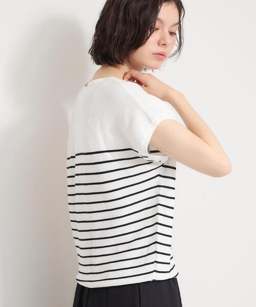 THE SHOP TK (ザ ショップ ティーケー )の「【6色展開】さらさらフレンチニット【毛玉になりにくい/洗濯機OK】(ニット/セーター・レディース・グリーン/ブラウン系その他/ホワイト系5/ブルー/オレンジ/スミクロ・13/12)」の14枚目の写真
